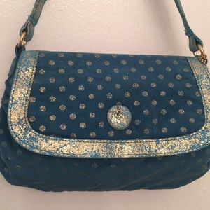 Green & Gold Handbag